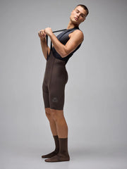 Pantaloneta Ciclismo C/T Hombre Givelo G90 Ultra BIB Brown