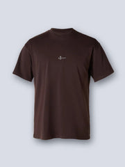 Camiseta Casual Hombre Oversized 100% Algodón G90 Brown