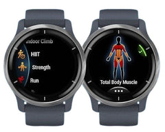 Reloj Garmin Venu 2 Plateado Grafito Azul