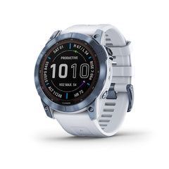 Reloj Fenix 7X Zafiro Solar Azul Mineral con Banda Blanca
