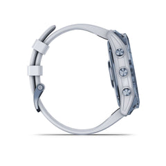 Reloj Fenix 7X Zafiro Solar Azul Mineral con Banda Blanca