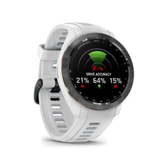 Reloj Garmin Approach S70 47mm Bisel Cerámica Blanca