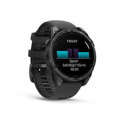 Reloj Garmin Fenix 8 47mm Amoled Gris Pizarra Negra