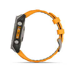 Reloj Garmin Fenix 8 47mm Amoled Zafiro Titanio Naranja