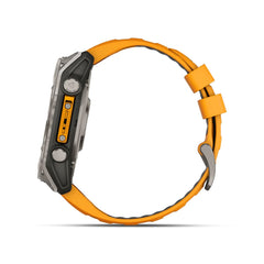 Reloj Garmin Fenix 8 51mm Amoled Zafiro Titanio Naranja