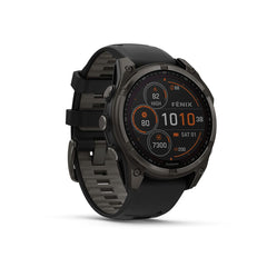 Reloj Garmin Fenix 8 47mm Solar Zafiro Titanio DLC Gris Ngra