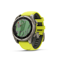 Reloj Garmin Fenix 8 47mm Solar Zafiro Titanio Amarilla