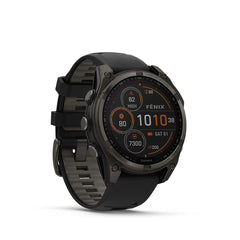 Reloj Garmin Fenix 8 51mm Solar Zafiro Titanio DLC Gris Ngra