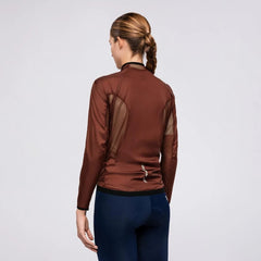 Chaqueta Cortavientos De Ciclismo Mujer Sails Terracotta