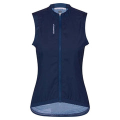 Chaleco Cortavientos De Ciclismo Mujer Barrier Navy