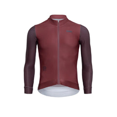 Jersey de Ciclismo Térmico M/L Hombre Ascender Marsala Red