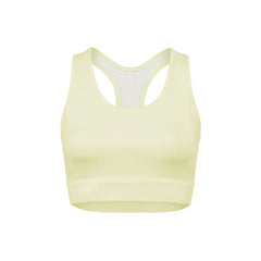 Top De Running Mujer Sisa Silk 2.4 Lemon Cream