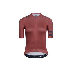 Jersey De Ciclismo Mujer M/C Solid Marsala Red 2.4