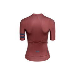 Jersey De Ciclismo Mujer M/C Solid Marsala Red 2.4