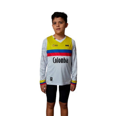 Jersey de Ciclismo M/L Niños París24 Federación COL