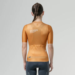 Jersey Ciclismo M/C Mujer Suarez Velocity Amber Yellow 2.4