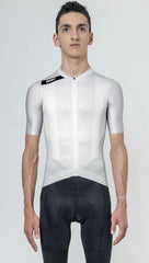 Jersey De Ciclismo M/C Hombre Suarez Solid Sand White 2.5