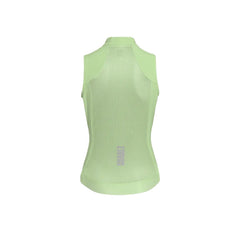 Chaleco Cortavientos Ciclismo Mujer Barrier Apple Green 2.5