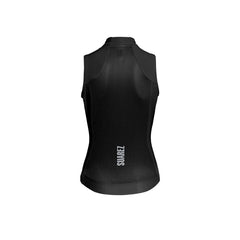Chaleco Cortavientos Ciclismo Suarez Mujer Barrier Black 2.5
