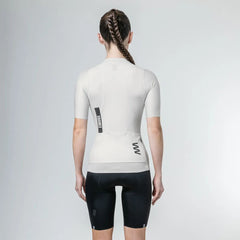Jersey De Ciclismo M/C Mujer Suarez Solid Sand White 2.5