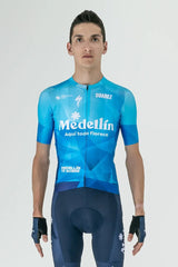 Jersey De Ciclismo Hombre Suarez Team Medellin Azul