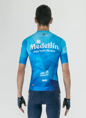 Jersey De Ciclismo Hombre Suarez Team Medellin Azul