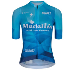 Jersey De Ciclismo Mujer Suarez Team Medellin Azul