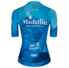 Jersey De Ciclismo Mujer Suarez Team Medellin Azul