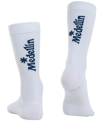 Medias De Ciclismo 7" Suarez Team Medellin Blancas