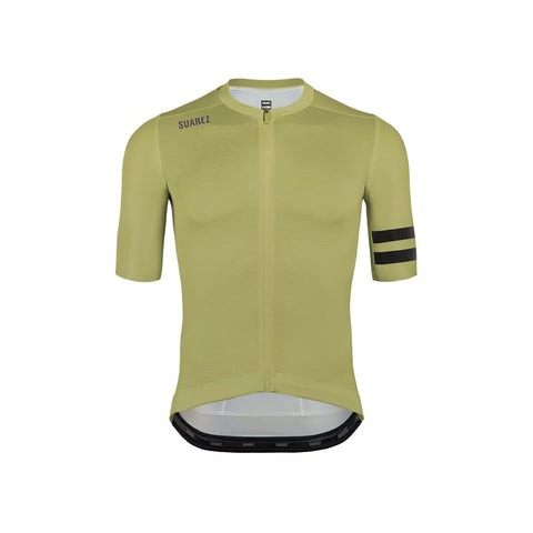 Jersey Ciclismo M/C Suarez Hombre Solid Green Gold 2.4