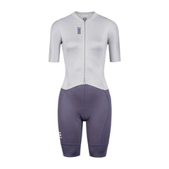 Enterizo De Ciclismo Mujer Hard Lite White