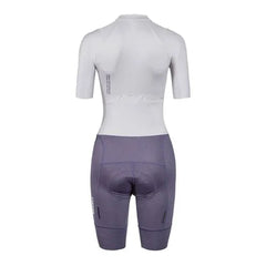 Enterizo De Ciclismo Mujer Hard Lite White
