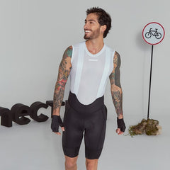 Pantaloneta de Ciclismo C/T Hombre Suarez Hard Negro