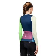 Jersey Ciclismo M/L Mujer Suarez Cobble Azul Classic