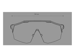 Gafas de Ciclismo Koo Alibi Grey Matt Lente Turquoise