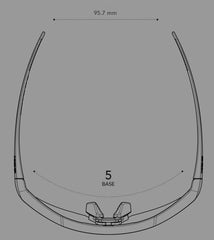 Gafas de Ciclismo Koo Alibi Grey Matt Lente Turquoise