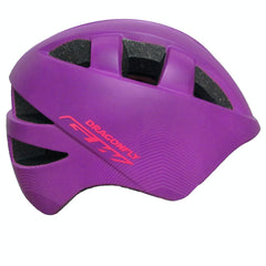 Casco de Ciclismo Niños Dragonfly Morado