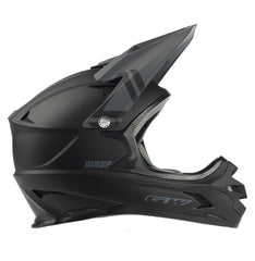 Casco Bmx Full Face GW Wasp Adulto Negro/Gris Mate
