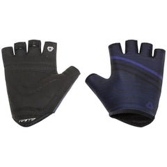 Guantes Ciclismo Cortos GW Jaspe Negro Gris Azul