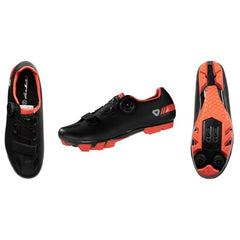 Zapatilla Ciclismo MTB GW Power Hombre Negro Rojo