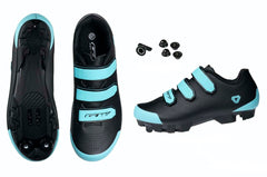 Zapatilla Ciclismo MTB GW SHIFT NEGRO/TURQUESA