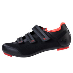 Zapatilla Ciclismo Ruta GW Rd Knit Sraps Negro/Rojo