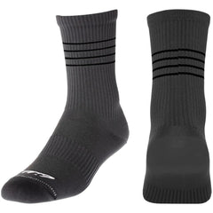 Medias Ciclismo GW Midle Line Gris Negro