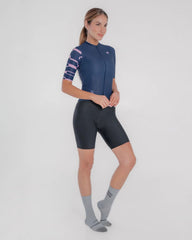 Jersey Ciclismo M/C Mujer GW Bauhaus Azul