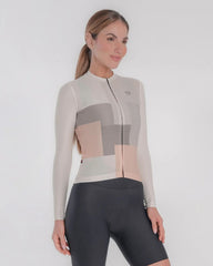 Jersey Ciclismo M/L Mujer GW Bauhaus Coral