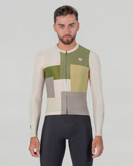 Jersey Ciclismo M/L Hombre GW Bauhaus Verde Oliva