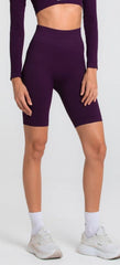 Short Largo Mujer Biker Seamless Spirit Sportfitness Uva