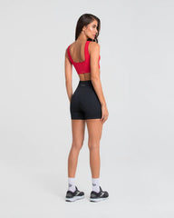 Top Sin Mangas Mujer Seamless Mind Sportfitness Escarlata