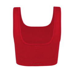 Top Sin Mangas Mujer Seamless Mind Sportfitness Escarlata