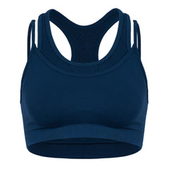 Top Sin Mangas Mujer Seamless Dash Sportfitness Índigo